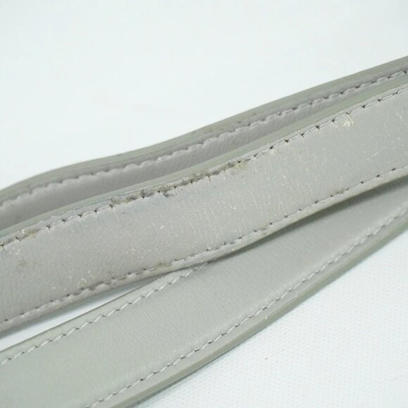 Maison Margiela Grand Slam Leather Shoulder Crossbody Bag Gray Silver - Picture 5 of 15